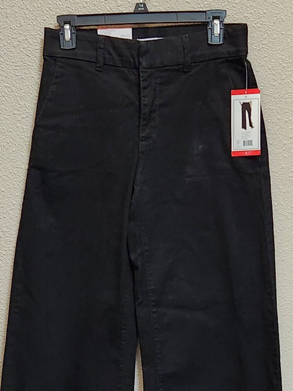 NINE WEST Women's Wide Leg Trousers Black - Sz 2 - NEW NWT - Picture 2 of 6